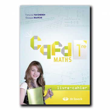 Cqfd Maths 1re -  Livre-cahier