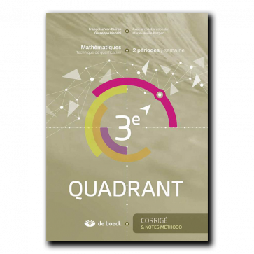 3e Quadrant (2 pér./sem.) - Corrigé