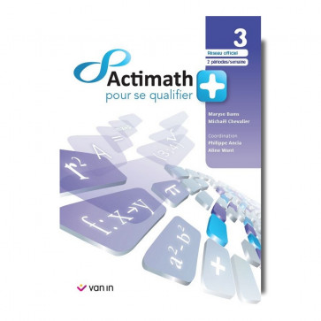 Actimath Pour Se Qualifier + 3 - 2 p/s Livre-Cahier - Officiel