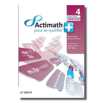 Actimath pour se qualifier + 4 (4 p/s) livre-cahier - Officiel