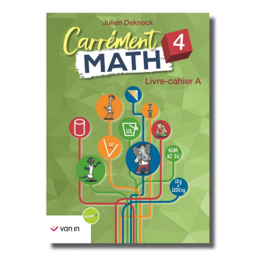Carrément Math 4 A livre-cahier (ancienne édition)