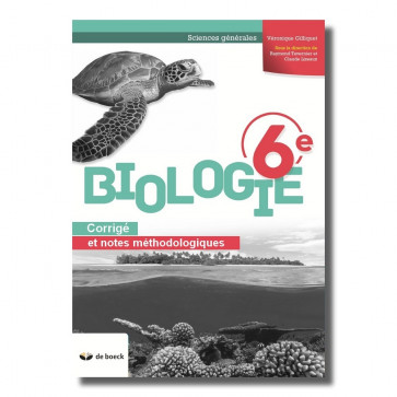 Biologie 6e (Sciences générales) - corrigé (2018)