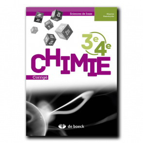 Chimie 3e/4e (sciences de base) - Corrigé